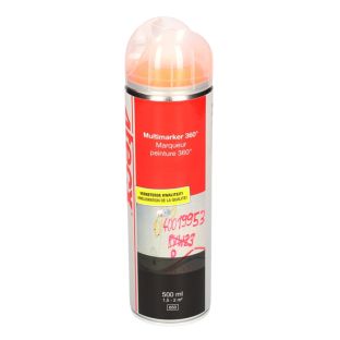 4tecx spuitbus multimarker fluor oranje 500ml