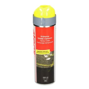 4tecx spuitbus krijtspray geel 500ml