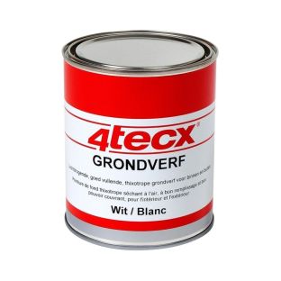 4tecx grondverf mdf wit 0,75ltr waterbasis