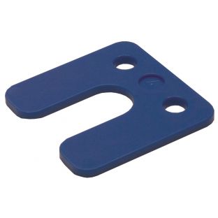 GB drukplaat met sleuf 4.0x70x70mm blauw 34744 48 stuks