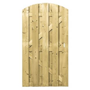 CarpGarant tuindeur vuren toog vert+ slotgat 180x100cm