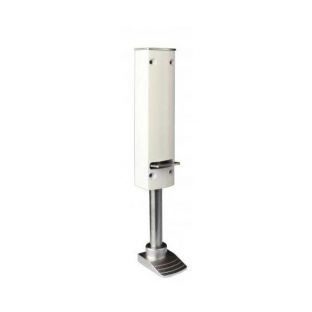 Dictator deurvastzetter design ral9010 wit 80mm