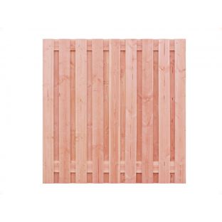 Tuinscherm coloured geschaafd 19 planks 180x180cm