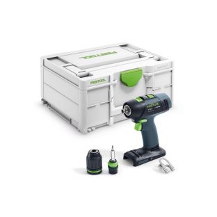 Festool accu boor/schroefmach. t 18+3-basic 576448