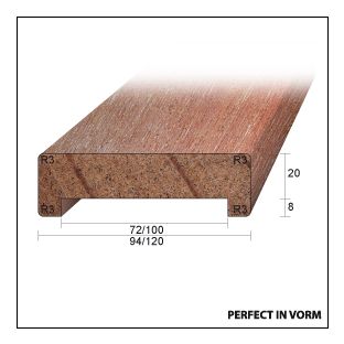 Hardhout gibolat 28x120mm