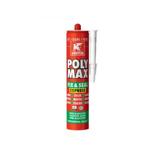 Griffon poly max express lijmkit wit 310ml