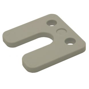 GB drukplaat met sleuf 7.0x70x70mm grijs 34747 48 stuks
