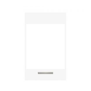Carp select keuken wit onderkast voor inbouwoven nishoogte 450mm 1 lade 1 ladeblende 750x600mm