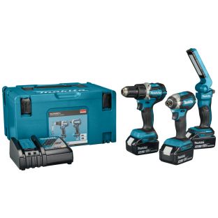 Makita Combiset boren/slagschroeven 18 volt dlx3090tj  in M-box