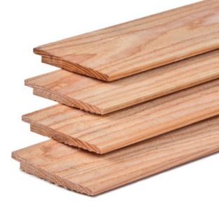 Zijwand kapschuur douglas Zweeds