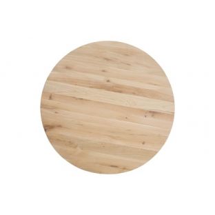 Starcrown tafelblad rond eiken rustiek 130cm