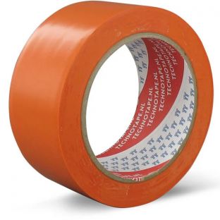 Technotape maskingtape soft pvc oranje 50mm x 33meter