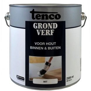 Tenco grondverf bouw terpentinebasis wit 2500 ml