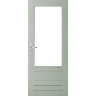 Wk046 stapeldorpeldeur  borstweringhoogte 660mm grijs gegrond 930x2115x38mm