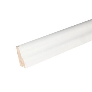 Hardhout weldorpel wit gegrond 33x65mm