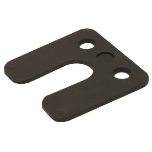 GB drukplaat met sleuf 3.0x70x70mm zwart 34743 48 stuks