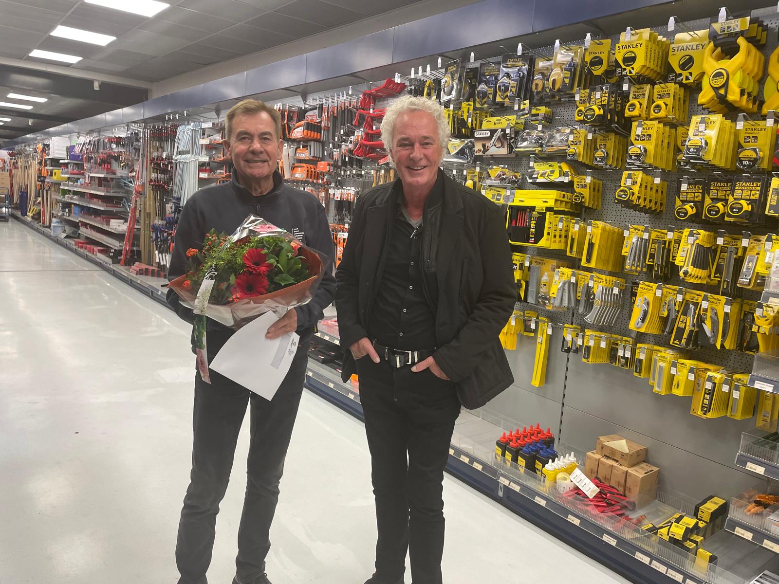 25-jarig jubileum van Hans Onrust bij CarpentierMooren