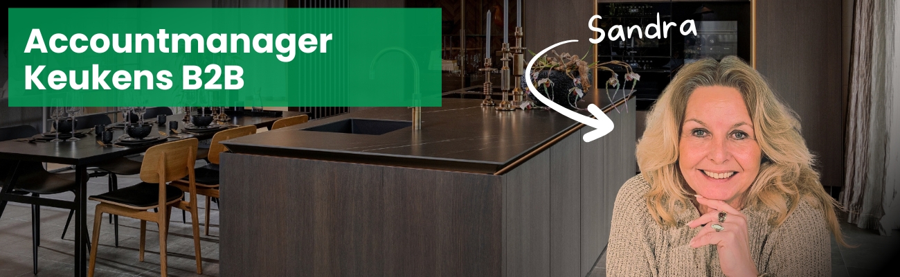 Sandra, onze accountmanager keukens!